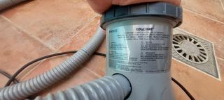 Piscina infantil Index - Azul y blanca