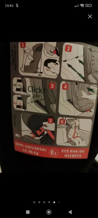 Silla coche Nania