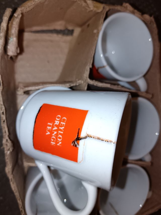 6 Mini tazas café (Sajonia Porcelain)