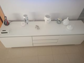 Mueble TV IKEA BESTÅ blanco