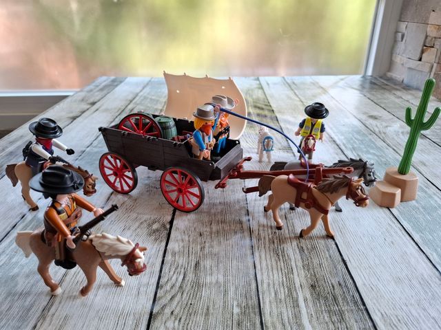 Vaqueros Caravana De Bandidos De Playmobil Playmobil Western