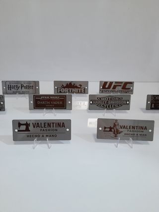 Placa/chapa personalizable