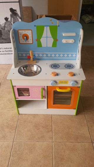 Cocina juguete madera infantil