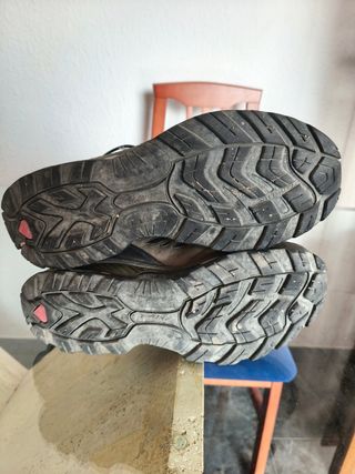 Botas Salomon Trekking - Marrón Gris