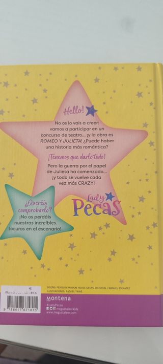 Libro Lady Pecas ¡Locuras en el escenario!