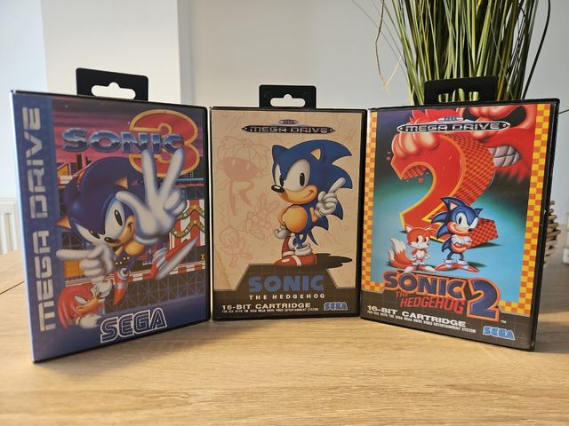 Sonic Mega Drive: 1, 2 y 3