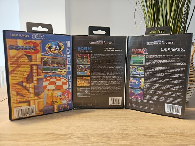 Sonic Mega Drive: 1, 2 y 3