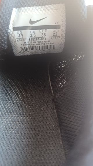 Zapatillas Nike negras talla 36
