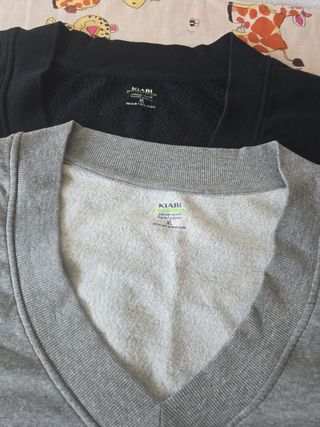 2 Sudaderas - Negro y Gris