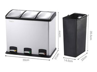 Cubo de basura reciclaje