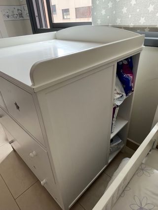 Mueble cambiador - Estrellas