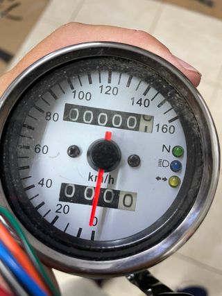 Cuentakilómetros moto vintage