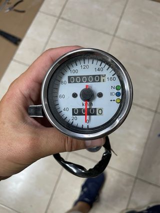 Cuentakilómetros moto vintage