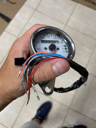 Cuentakilómetros moto vintage