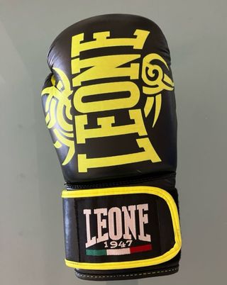 Guantoni Leone Boxe - Nero/Giallo