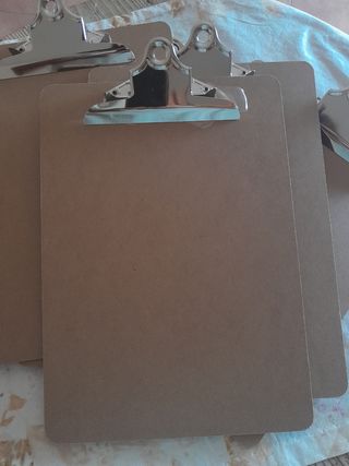 Portafolios madera - 7 piezas