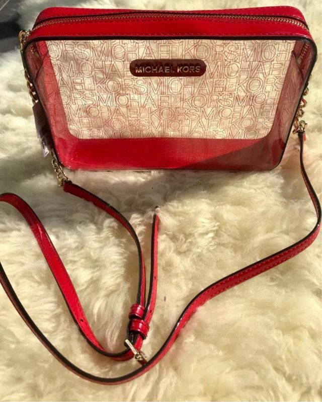 Bolso bandolera Michael Kors rojo