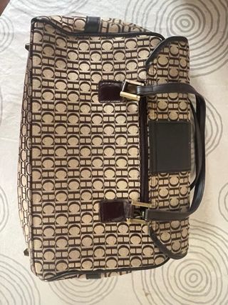 Bolso Carolina Herrera Beige y Marrón