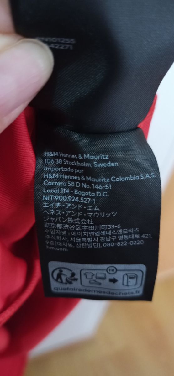 Vestido rojo H&M - Talla S