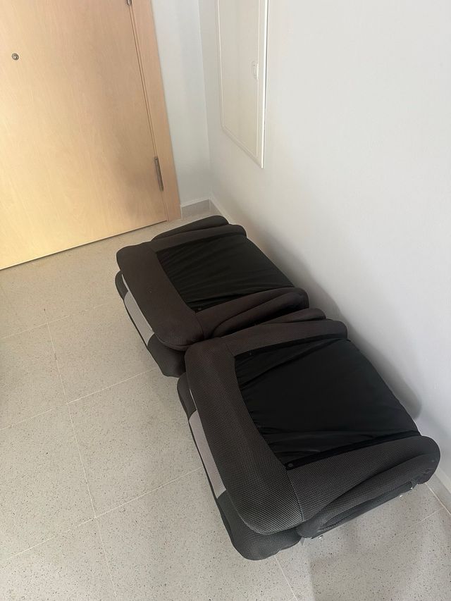 SILLÓN GIRATORIO Y RECLINABLE (2 UDS)