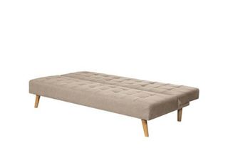Sofá cama beige usado pero funciona no mareos !!
