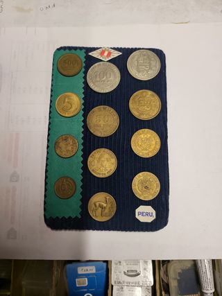 Monedas Perú antiguas
Se admiten ofertas 
