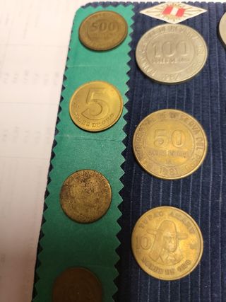 Monedas Perú antiguas
Se admiten ofertas 