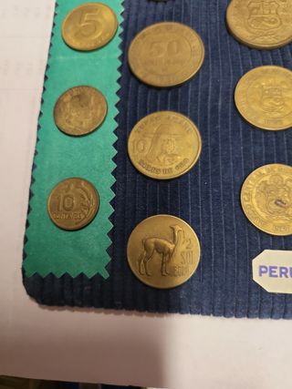 Monedas Perú antiguas
Se admiten ofertas 