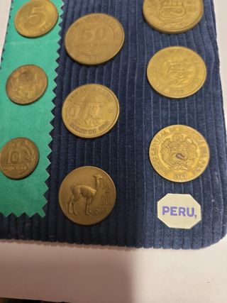Monedas Perú antiguas
Se admiten ofertas 
