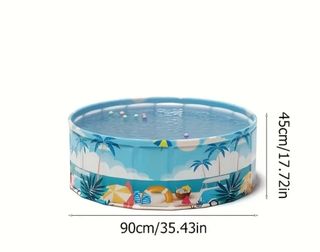 Piscina Infantil Plegable - 90cm diámetro 