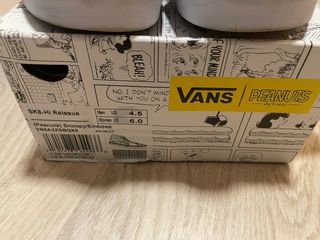 Zapatillas Vans Snoopy negras