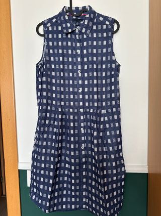 Vestido Tommy Hilfiger - Azul y blanco