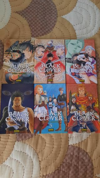 Lote 6 mangas de Black Clover