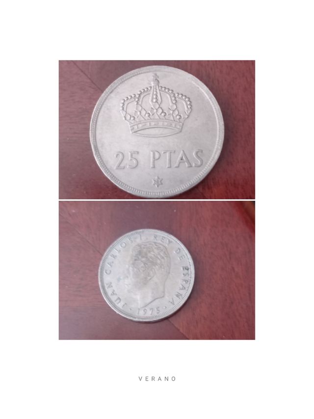 Moneda 25 Ptas 1975
