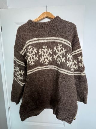 Chaleco jersey lana alpaca invierno