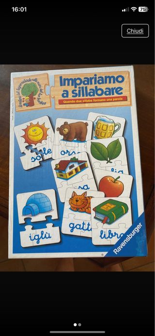 Gioco Impariamo a Sillabare