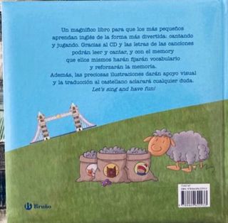 Libro para niños en inglés: Lee, canta y juega