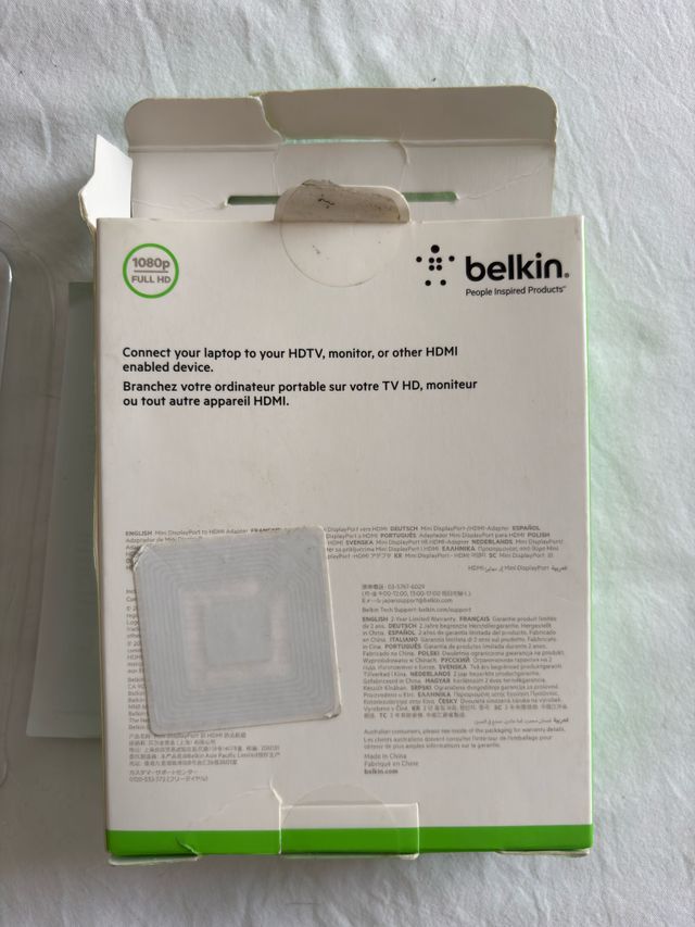 Adaptador Belkin Mini DP a HDMI 4K
