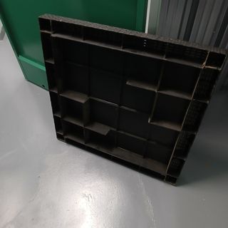 Mesa jardín negra - plástico