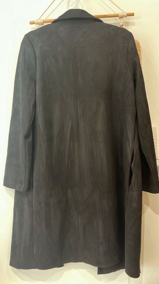 Trench Zara negro, talla M
