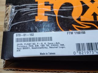 2025 Fox X2 185x50mm trunion kasima factory