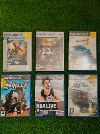 Lote de 6 Juegos nuevos - PlayStation 2