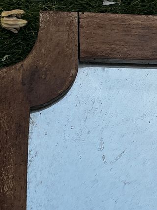 Espejo antiguo de madera