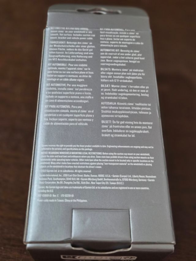 Kit Coche Garmin Zumo XT