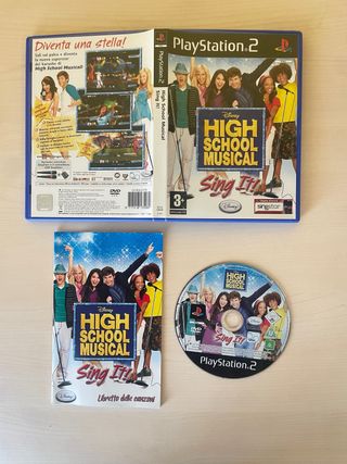 PS2 High School Musical Sing It! Gioco Karaoke