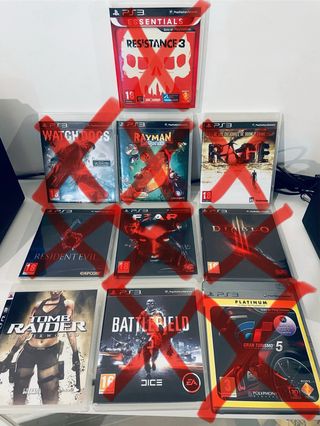 Giochi per PS3 in perfette condizioni 