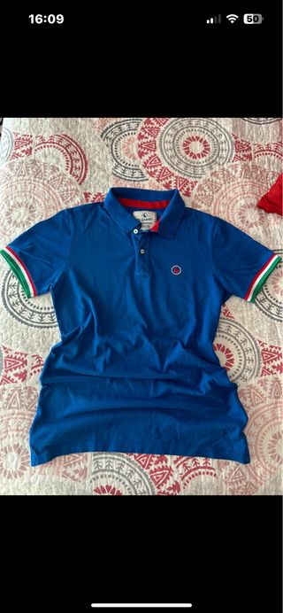 Polo El Ganso azul