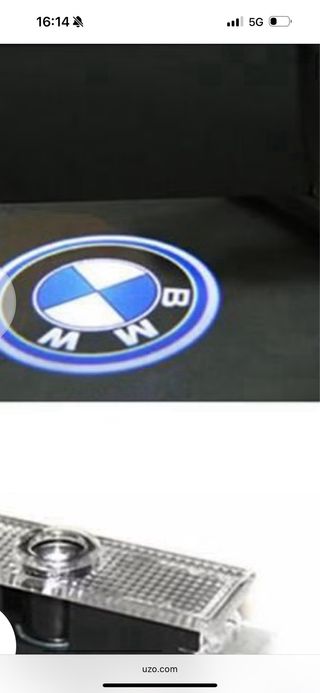 Luz LED logo BMW - 2 uds de dos luces