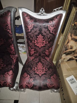 2 Sillas Comedor estilo Luis XV