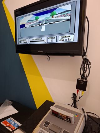 Stunt Race FX - Super Nintendo snes videogame 